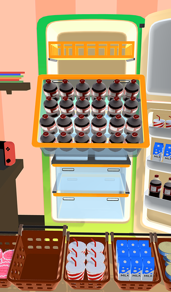 Fill Up Fridge ۳d- Fridge Game - عکس بازی موبایلی اندروید