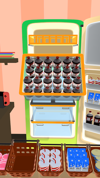 Fill Up Fridge ۳d- Fridge Game - عکس بازی موبایلی اندروید