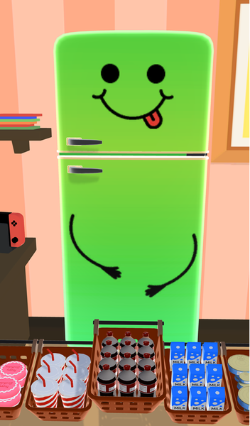Fill Up Fridge ۳d- Fridge Game - عکس بازی موبایلی اندروید