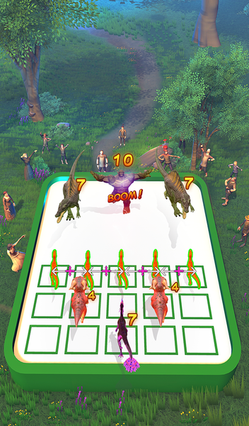 Dinosaur Games 3d Merge Master - Gameplay image of android game