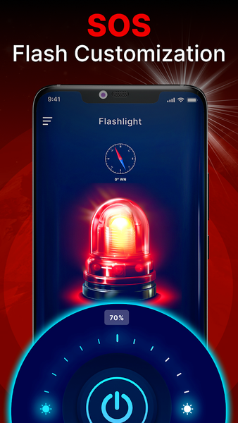 Flash Alert - Smart Flashlight - عکس برنامه موبایلی اندروید
