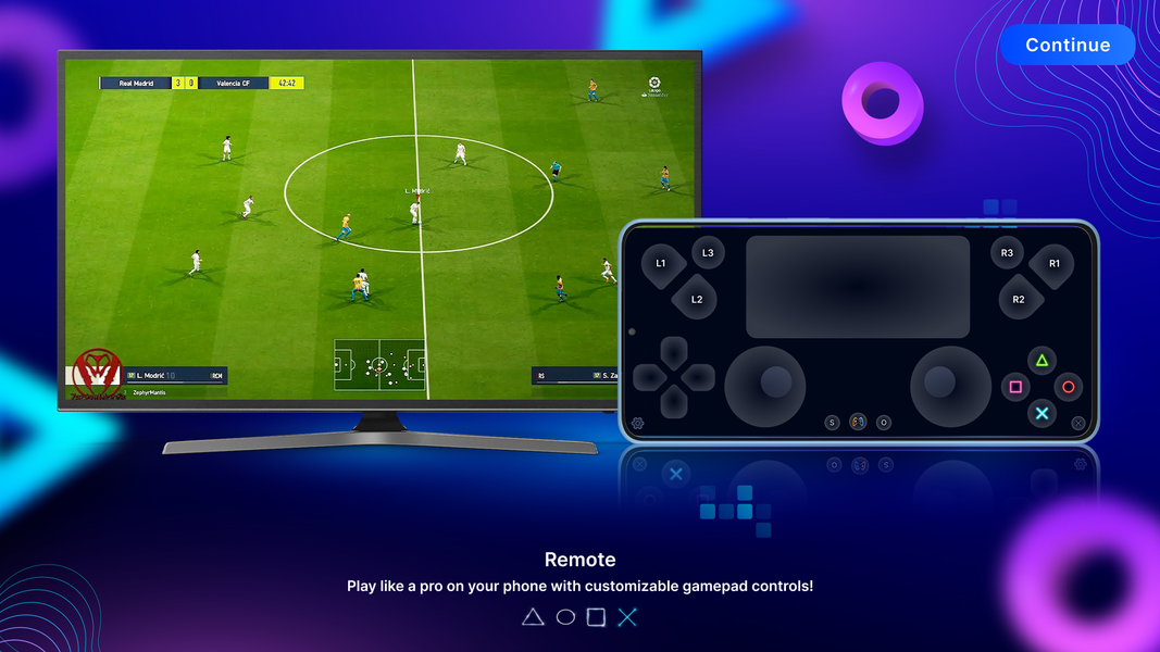 Remote Play Plus - عکس برنامه موبایلی اندروید