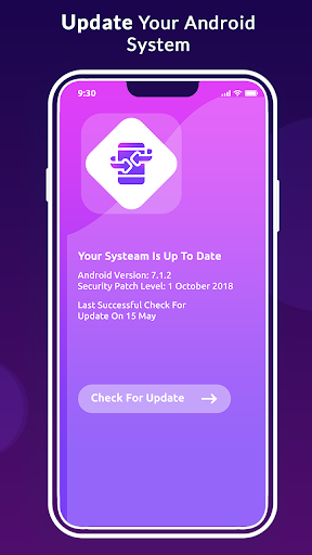 Software Update Checker App - Image screenshot of android app