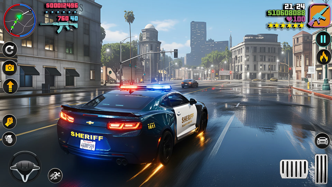Police Car Chase Games ۲۰۲۶ - عکس بازی موبایلی اندروید