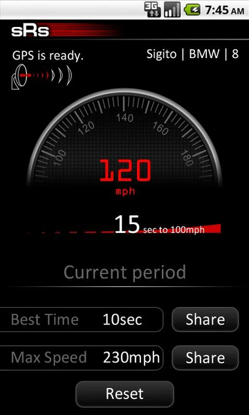 Street Racing Speedometer - Image screenshot of android app