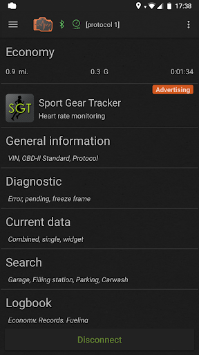 inCarDoc - OBD2 ELM327 Scanner - Image screenshot of android app