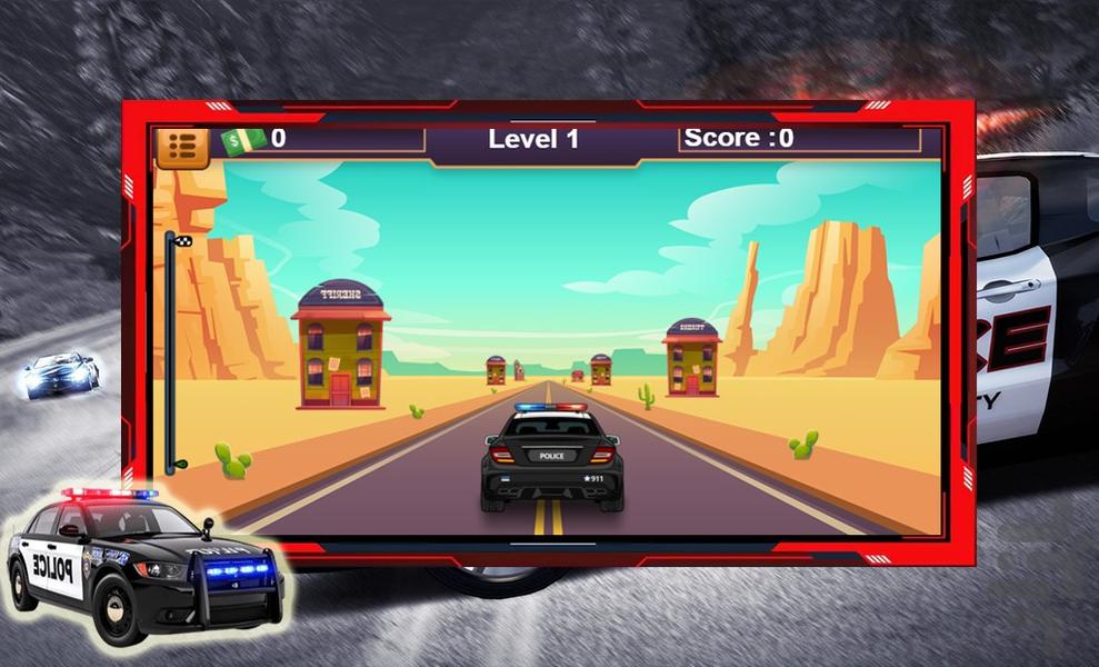 بازی ماشین پلیس - Gameplay image of android game