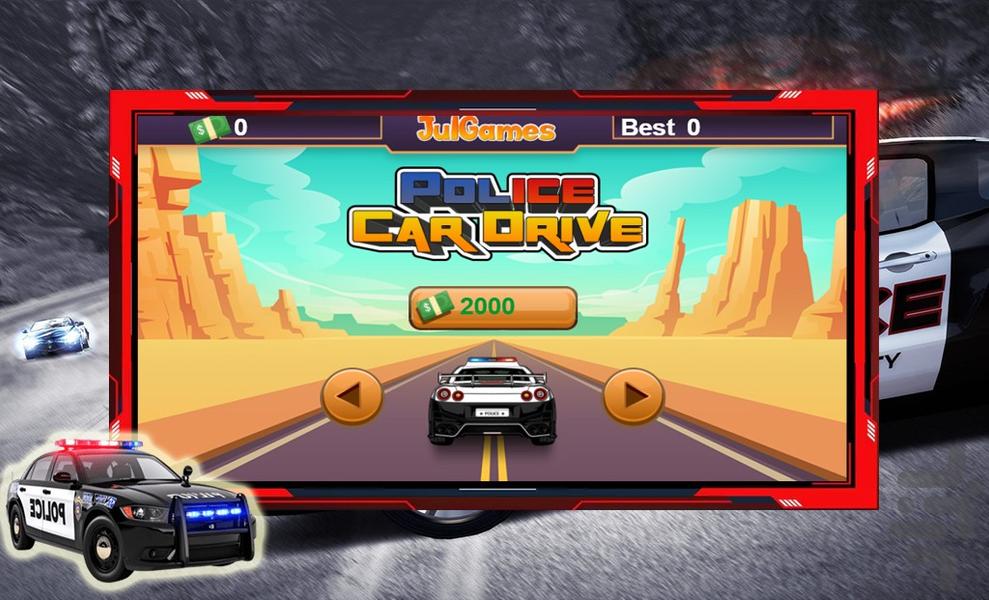 بازی ماشین پلیس - Gameplay image of android game