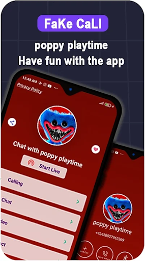 Huggy Wuggy Poppy Video Call - عکس برنامه موبایلی اندروید