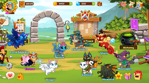 Castle Cats - Idle Hero RPG - Gameplay image of android game