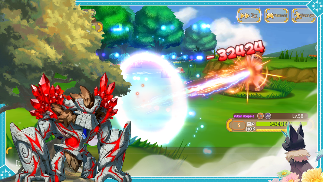 Pocket Creatures:Friends - Gameplay image of android game