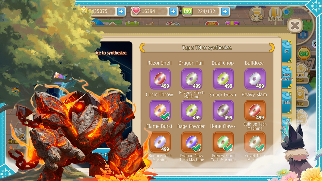 Pocket Creatures:Friends - Gameplay image of android game