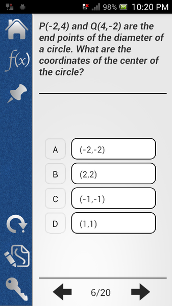 Pocket SAT Math - Image screenshot of android app