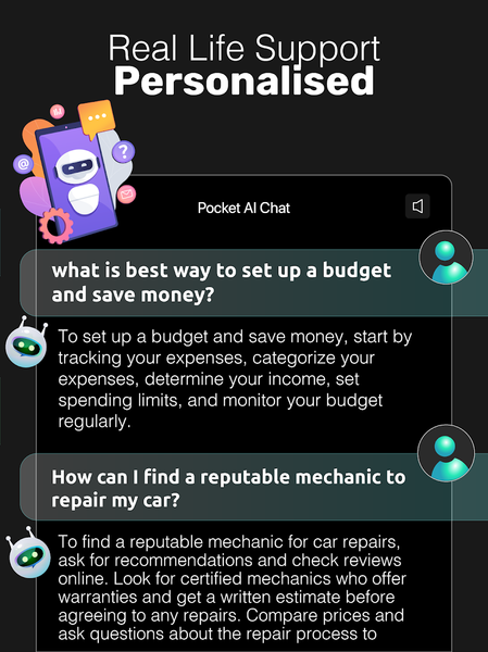 Al Chat - Chatbot by PocketAI - Image screenshot of android app
