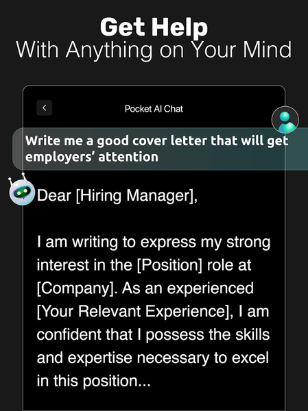 Al Chat - Chatbot by PocketAI - Image screenshot of android app