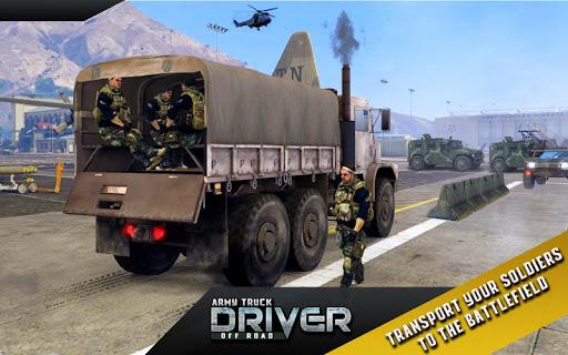 Army Truck Offroad Simulator Games - Gameplay image of android game