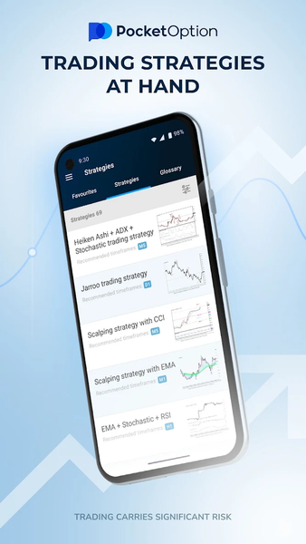 Pocket Option - Strategies - Image screenshot of android app