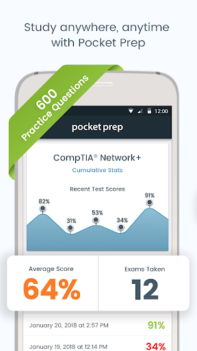 CompTIA Network+ Pocket Prep - عکس برنامه موبایلی اندروید