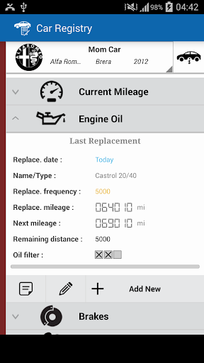 CarG - Car Management - عکس برنامه موبایلی اندروید