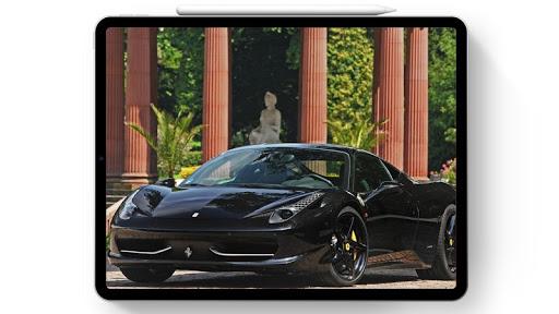 Wallpaper For Black Ferrari Fans - Image screenshot of android app