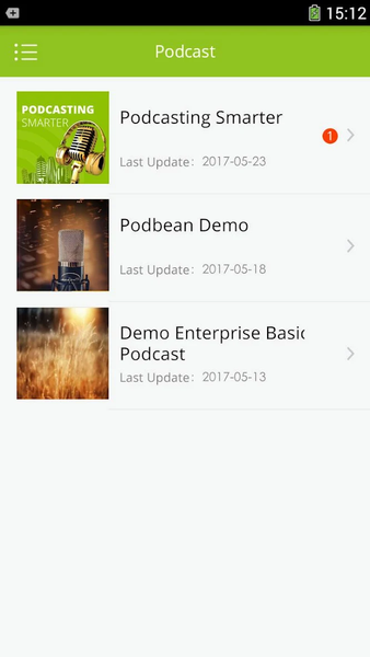 Podcasting Smart Pro - Image screenshot of android app