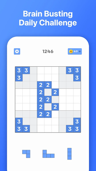 Block puzzle - Brain Game - Gameplay image of android game