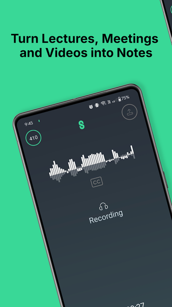 AI Transcribe Audio to Text - Image screenshot of android app