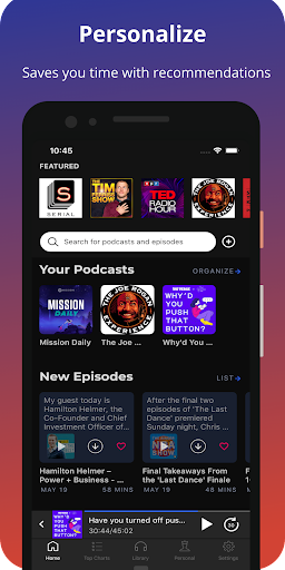 Podcast App: Podurama - Image screenshot of android app
