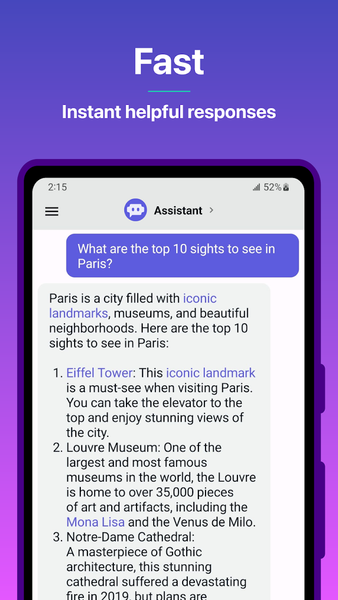 Poe - Fast AI Chat - Image screenshot of android app