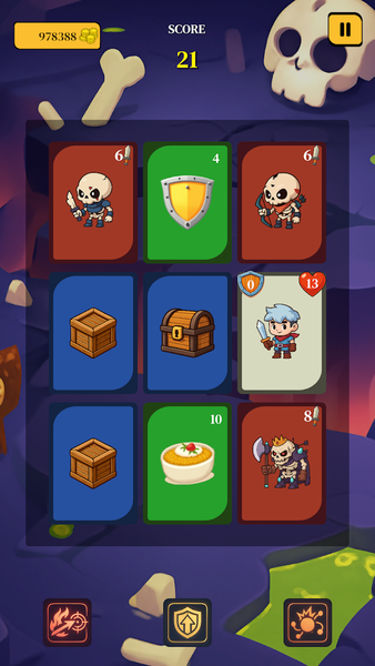 Card Raid: Survival Arena - Gameplay image of android game