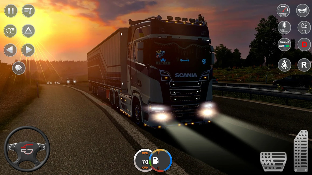 City Euro Truck Simulator 3d - عکس برنامه موبایلی اندروید