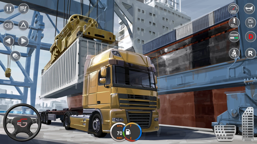 City Euro Truck Simulator 3d - Image screenshot of android app