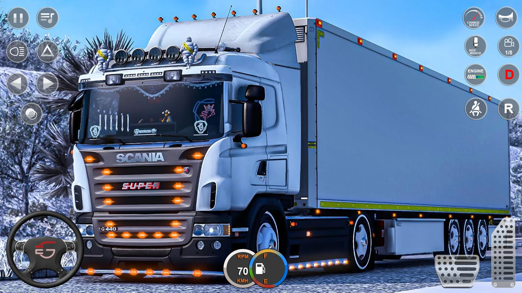 City Euro Truck Simulator 3d - Image screenshot of android app