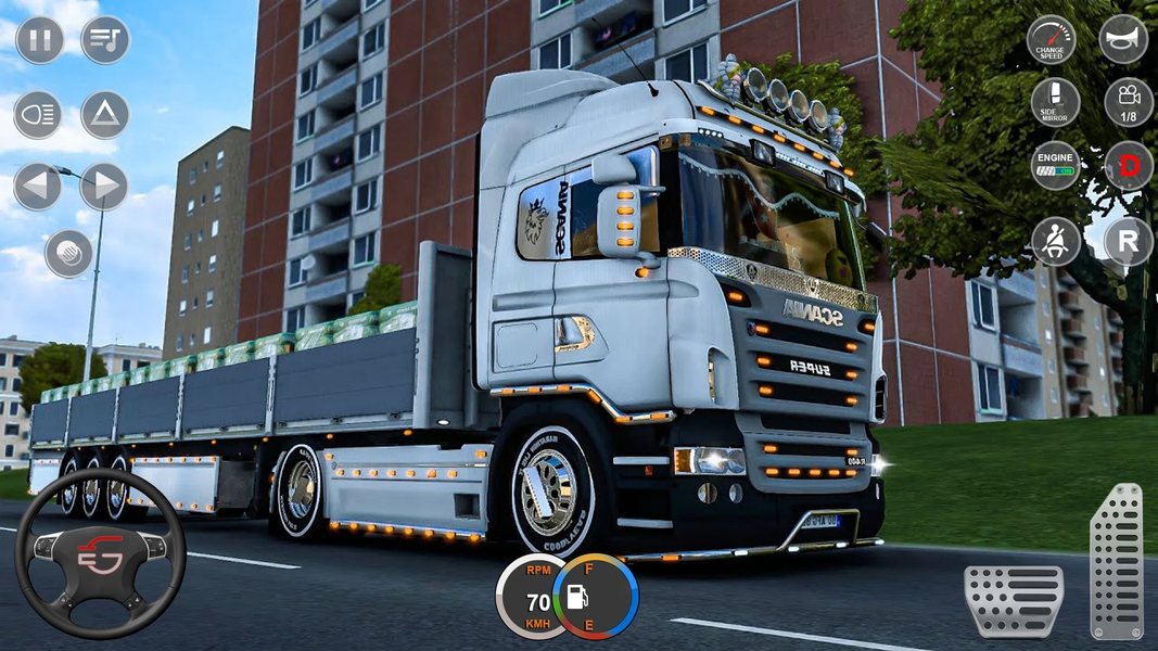 City Euro Truck Simulator 3d - Image screenshot of android app