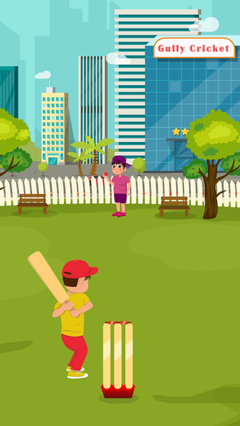 Gully Cricket League Sports - Gameplay image of android game