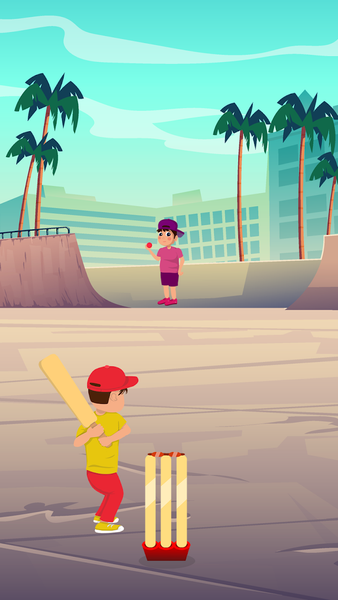 Gully Cricket League Sports - Gameplay image of android game