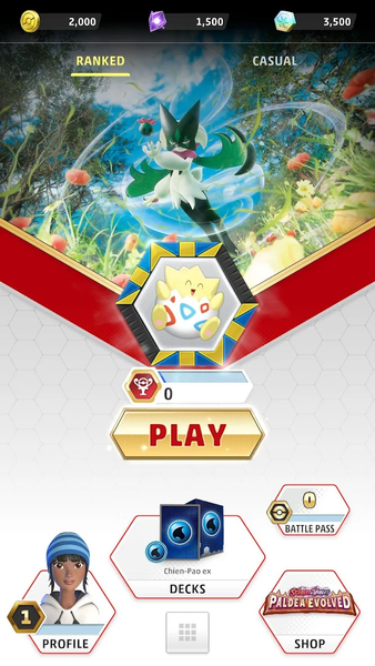 Pokémon TCG Live - Gameplay image of android game