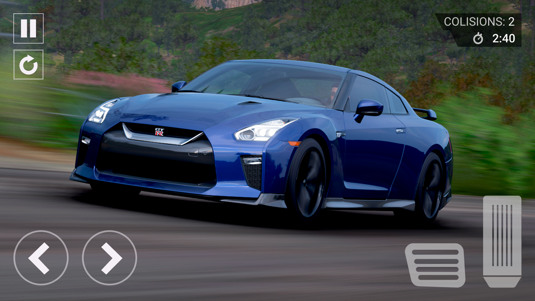 Nitro Drift GT-R Car Simulator - Gameplay image of android game