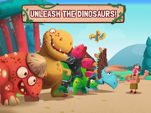 Dino Bash: Dinosaur Battle - Gameplay image of android game