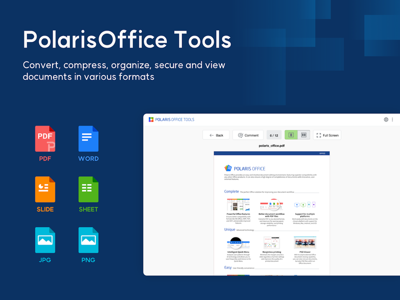 PolarisOffice Tools - Image screenshot of android app