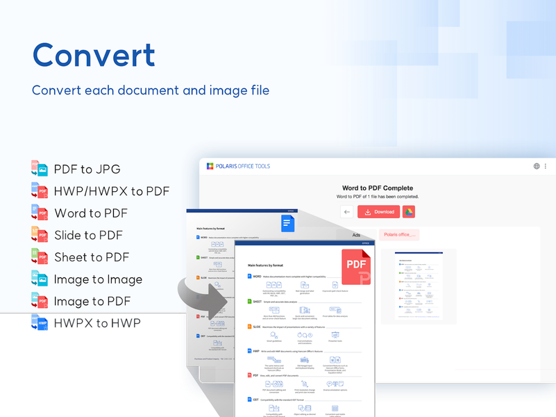 PolarisOffice Tools - Image screenshot of android app