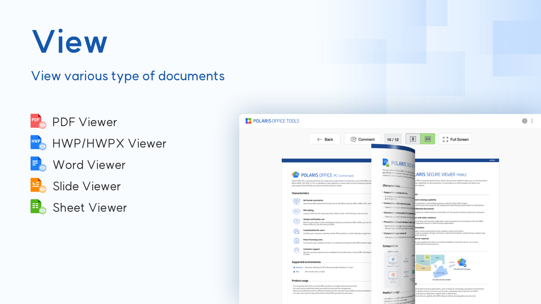 PolarisOffice Tools - Image screenshot of android app