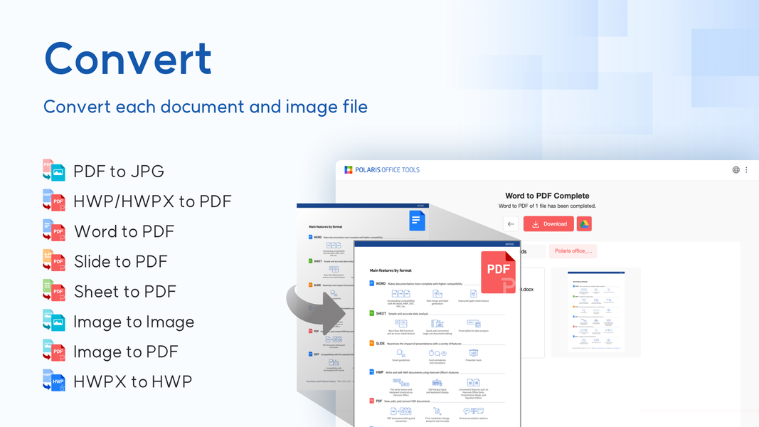 PolarisOffice Tools - Image screenshot of android app