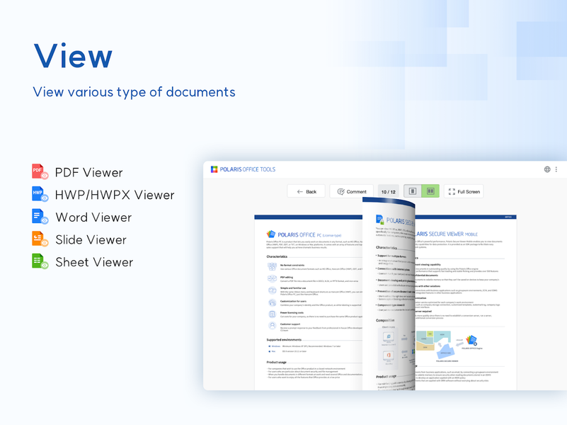 PolarisOffice Tools - Image screenshot of android app
