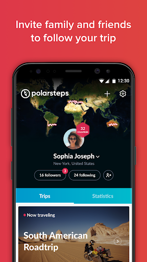 Polarsteps - Travel Tracker - عکس برنامه موبایلی اندروید