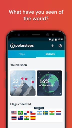 Polarsteps Travel - عکس برنامه موبایلی اندروید