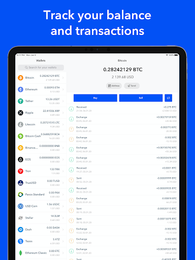Bitcoin Wallet: BTC, ETH & BNB - عکس برنامه موبایلی اندروید