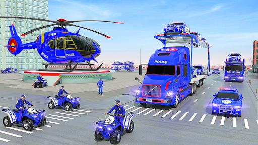Police Game Transport Truck - عکس بازی موبایلی اندروید