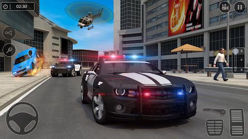 US Police Car Chase Games Sim - Image screenshot of android app