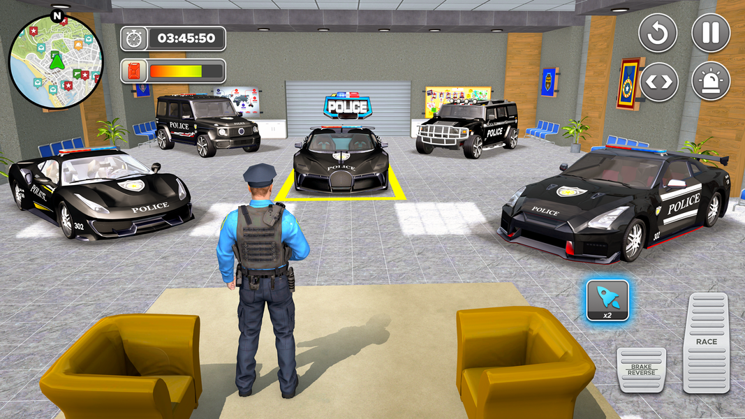 NYC Police Car Chase Simulator - Gameplay image of android game